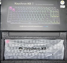 Keychron K8 Wireless Hot-Swappable Mechanical Keyboard White Backlight New picture