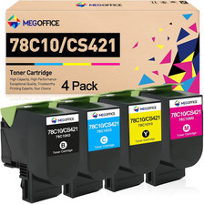 78C10 Toner Cartridge for Lexmark CS421 CS521 CS622 CX421 CX522 CX622 CX625 picture