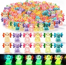 60pcs Luminous Mini Resin Axolotl picture