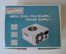 Logisys PS480D2 480W Power Supply ATX 20+4 Pin picture