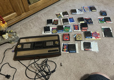 VINTAGE VIDEO GAME INTELLIVISION CONSOLE PLUS 17 INTELLIVISION GAMES WORKING picture
