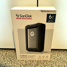 SanDisk Professional G-DRIVE ArmorATD 6TB Rugged USB-C USB 3.2 HDD Mac/PC picture