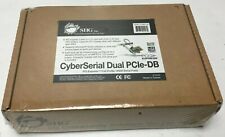 SIIG CyberSerial Dual PCIe-DB Full Profile 16550 Serial Ports JJ-E10D11-S2 New picture