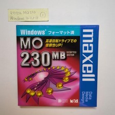 Maxell 230MB Windows Formatted MO Disk MA-M230.WIN.B1P Japan Made picture