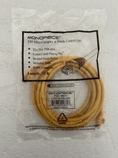Monoprice 550 MHz Category 6 Patch Yellow Cord (UTP) 10 ft 9871 picture