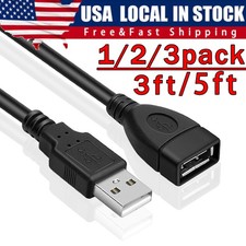 High-Speed USB to USB Extension Cable USB 2.0 Adapter Extender Cord Male/Female picture