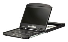 Aten W125766675 CL3100NX-ES 1U Short Depth USB VGA Single Spanish Keyboard ~E~ picture
