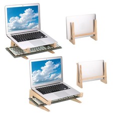 2 Pack Dual-Use Vertical Laptop Holder, Square picture