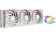 Eskimo Pro 420mm AIO Liquid CPU Cooler – RGB, 3x140mm Fans, Intel/AMD, White picture