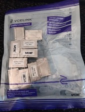 10 Pack of VCE VCELINK UL Listed CAT6 RJ45 Keystone Jack Inline Couplers Silver picture