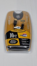 GE USB A Plug B  device cable 2.0 max speed gold series 10 foot cord High Speed picture