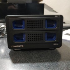Dual Bay Hard Drive RAID Enclosure with Cooling Fan for 2.5/3.5