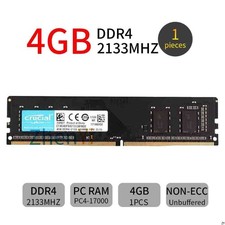 4GB DDR4 2133MHz PC4-17000 CL15 1.2V 288Pin DIMM Memory Desktop RAM For Crucial picture
