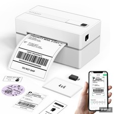Label Printers Auto Document Feeder KNAON Bluetooth Thermal Shipping Printer 4x6 picture