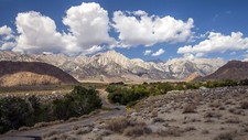 Landscape nature mountains road mount whitney california Custom Gaming Mat Desk picture