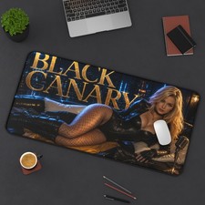 Black Canary Mouse Pad, DC Comics XXL Gaming Desk Mat, Heroine Pad picture