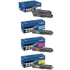 Brother TN225 Cyan/Magenta/Yellow + TN221 2PK Black Toner Cartridges, Pack Of 5 picture