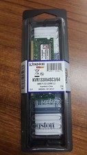 LOT OF 6 PCS. KINGSTON KVR133X64SC3/64 64MB 133MHz Non-ECC CL3 SODIMM picture