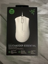Razer DeathAdder Essential Gaming Mouse 6400 DPI Optical Sensor 5 White B1 picture