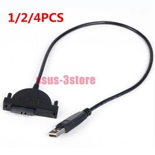 1/2/4X USB 2.0 to Mini SATA 7+6 13Pin Adapter Cable for Laptop CD/DVD ROM Drive picture