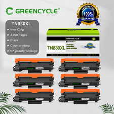 GREENCYCLE 6-Pack TN-830XL Toner Cartridge for Brother HL-L2460DW L2405W L2480DW picture