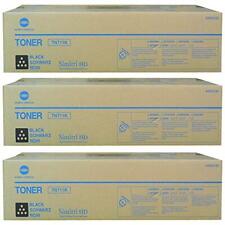 A3VU130 TN711K Konica Minolta OEM Toner Cartridge 3 Pack, 47200 Page-Yield Black picture