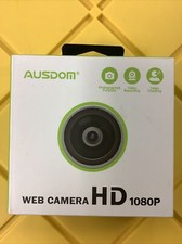 Ausdom USB Computer Web Camera HD Webcam 1080P with Microphone, OBS (Black) picture