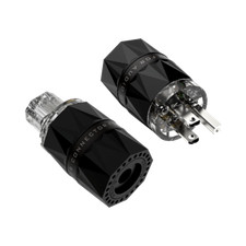 VIBORG HiEnd Pure Copper Rhodium Plated US Power Cable Plug HiFi Power Connector picture