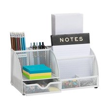  Desktop Organizer, File Storage, Accessory Storage, Workspace, Office, Metal  picture