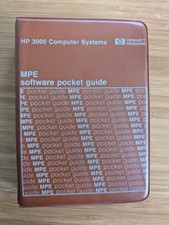 Vtg 1981 Hewlett Packard HP 3000 Computer Systems MPE Software Pocket Guide picture