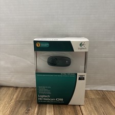 Logitech C310 720P/30FPS HD Webcam - Black SEALED NEW Old Stock Sealed In Box picture