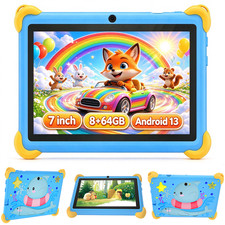7 inch Android 13 Kids Tablet 8GB RAM+64GB ROM IPS HD 5G WIFI for XMAS Gifts picture
