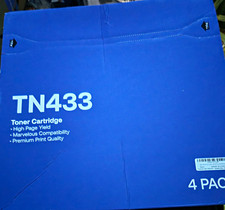 TN433 Compatible Toner Cartridge 4-Pack High Yield 6500 Pages For Brother picture