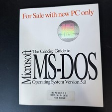 The Concise Guide To Microsoft MS-DOS Operating System Version 5.0 1991 picture