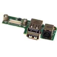 AC DC-IN POWER JACK CHARGER BOARD DELL INSPIRON 1525 USB 07533-2 picture