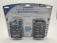 Monster Powernet 200 Ethernet Anywhere 200 Mbps Speed 2-Pack Brand New J102 picture