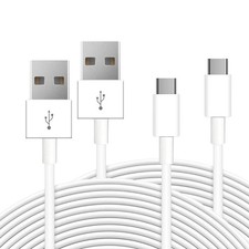 ANLINK 2 Pack 10ft/3M Long USB C Cable, Durable A to C 2-Pack, Black  picture