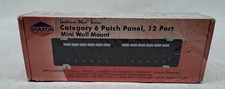 Shaxon Patch Panel 12 port Category 6 MINI WALL MOUNT MP117MA128-B picture