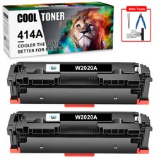2x W2020A Toner Compatible With HP 414A LaserJet M454dn M479fdw M479dn No Chip picture