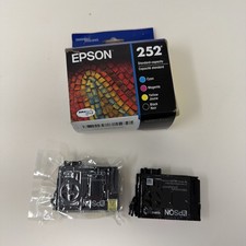 SET of 4 Open Box Genuine Epson 252 Inkjet Cartridges KCMY EXP 03/2028 picture