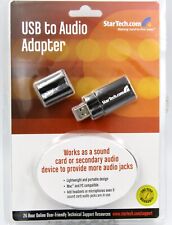 StarTech.com USB to Dual 3.5mm Audio Adapter, External Sound Card (ICUSBAUDIOB) picture