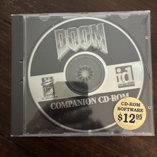 1994 Doom Companion CD Limelight Media CD-ROM Maps Utilities Recordings RARE picture