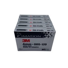 3M Imation 4mm DDS-120 Data Tape New 5 Total Cassettes  picture