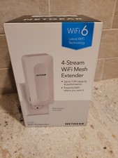 Netgear AX1800 Wi-Fi 6 Mesh Range Extender Wall-Plug 1.8Gbps (EAX14-100NAS)™ picture