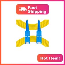 Fibergaga SC to SC OS2 Fiber Optic Cable, 20M/66ft picture