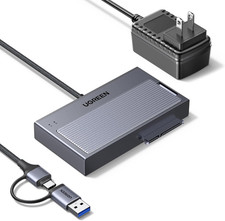 2-In-1 M.2 Nvme SSD Enclosure and SATA Hard Drive Adapter | 10Gbps picture