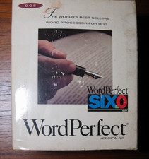 WordPerfect Version 6.0 Word Processor For DOS  - Vintage 1980s-90s Software Set picture