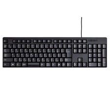 ELECOM USB Wired Keyboard Membrane Type [Black] TK-FFCM01BK (Japan Import) picture
