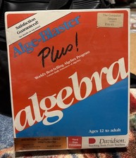 NIB Vintage Alge-Blaster Plus Algebra for MACINTOSH Hard Disk Installable Sealed picture