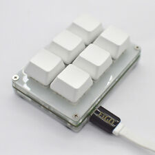 6 Keys DIY Customize USB Programmable Mechanical Keyboard Macro keypad Shortcut picture